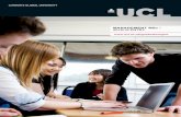 MANAGEMENT MSc 2018/19 ENTRY - ucl.reportlab.com · optional industrial experience that will help develop commercial competencies, organisational management skills, and a high degree