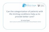 Can the categorization of patients with life-limiting ... · inform planning for children’s palliative care in Scotland – Workstream1: Quantitative (analyses linked ... Place