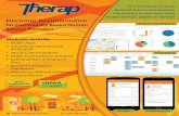 Use Therap to securely mobile devices, tablets or … · for Community Based Human Service Providers ... from the Data Driven Outcomes (DDO) ... Primary check-in/out via Therap mobile