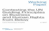 Working Paper Contesting the UN Guiding Principles … · Contesting the UN Guiding Principles on Business and Human Rights from Below: NGOs, Extractive Industries and the Case of