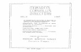 m~xso n's CORV~LLlS · VOL. V m~xso n's CORV~LLlS o IRECTOR~ An Alphabetical Directory of FamUies in Carvallis and vicinity ,Addresses, Occu pa tions and Telephone Numbers. Alphabetical