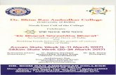 Dr. Bhim Rao Ambedkar Collegedrbrambedkarcollege.ac.in/sites/default/files/Ek Bharat Shreshtha... · college completed its Silver Jubilee (25th year of operation) ... Section (Canteen)