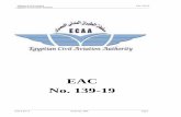 EAC No. 139-19 - civilaviation.gov.eg Air Navigation... · Ministry of Civil Aviation EAC 139-19 ... Chapter 1: General Chapter 2: Assessment of basic factors affecting friction