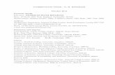 CURRICULUM VITAE : N. H. BINGHAM October 2014bin06/CV.pdf · Extra-curricular: Advanced Mathematical Finance (with Dr Rudiger¨ Kiesel), 6 weeks, Birkbeck College, Autumn 1997 (for