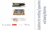 Guidelines for Ientifying Typewriters and Sewing Machines · Guidelines for Ientifying Typewriters and Sewing Machines. ... T.1961.6 Singer oscillating shuttle lock-stitch hand sewing