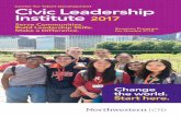Center for Talent Development Civic Leadership Institute Catalog 2017.pdf · University’s Center for Talent Development. Civic Education Project The Civic Education Project (CEP)