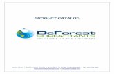 PRODUCT CATALOG - DeForest Enterprises, Inc.deforest.net/.../uploads/DeForest_Enterprises_Product_Catalog.pdf · PRODUCT CATALOG . Rev. 5-16 A Am te cC nr 6 421 og s v u B aR , FL