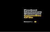 Product Disclosure Statement CommSec CFDs · for the CFDs and any amounts that we may require you to pay or amounts that we will pay you in respect of your CFD Account with us, are