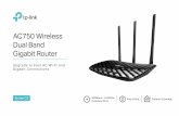 AC750 Wireless Dual Band Gigabit Router - static.tp … C2-5.0... · TP-Link AC750 Wireless Dual Band Gigabit Router Archer C2 Stream-Ready AC Wi-Fi for Your Home Press play and forget