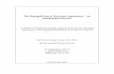 The Bujagali Power Purchase Agreement – an …... · Techno-Economic Study of Bujagali PPA ... the Uganda High Court ruled in a case submitted ... agreement between the Enron-promoted
