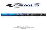 CRMLS 1004MC Solution ·  • Toll Free: 800-925-1525 • Phone: 909-859-2040 [2] INTRODUCTION Thank you for downloading and using the CRMLS 1004 MC Solution.