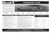 7 Decal Placement Ferrari F430 - Hobbicomanuals.hobbico.com/rmx/85-2033.pdf · Ferrari F430 KIT 2033 ... Brun mat Rouge transparent ... Placer l'autocollant mouillé sur une serviette