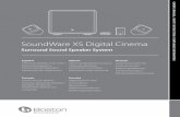 SoundWare XS Digital Cinema - Boston Acoustics€¦ · SoundWare XS Digital Cinema Surround Sound Speaker System Español Sistema de parlantes multi-canal / Manual de propietario