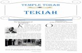 Temple Torah · November Tekiah 3 Louis Port, Co Temple Torah shofar blowers at final rehearsal before Rosh Hashanah. nation of German diplomat Ernst vom Rath on November 9, 1938