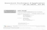 Document Technique d’Application Référence Avis … · 2 6/12-2031_V2-S1 Le Groupe Spécialisé n°6 « Composants de baie, vitrages » de la Commission chargée de formuler les