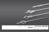 Ball SplineS BSP - NTN SNR · NTN-SNR Ball Splines BSP NTN-SNR Ball Spline BSP are linear guides on shafts with raceways. The shafts, with the accurate grinded raceways in …