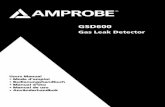 Gas Leak Detector - Amprobecontent.amprobe.com/manualsA/GSD600_Gas-Leak-Detector_Manual.… · Range GSD600 Gas Leak Detector Methane propane ... exTRA-ConTRACTUeLLe oU AUTRe. etant