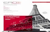 PARIS - Geistlich Pharma€¦ · PARIS from september 29th to october 1st, 2016 Invited country Japan In collaboration with Programme overview. PROGRAMME OVERVIEW 2 EAO BOARD ...