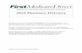 2018 Pharmacy Directory - FirstCarolinaCare€¦ · When this pharmacy directory refers to “we,” “us”, or “our,” it means FirstCarolinaCare Insurance Company. When it