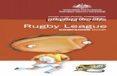 Rugby League - Home - Healthy Active Kids · » Rugby league is an Australian football code, played by 2 teams of 13 players, based on passing, catching and running or moving while