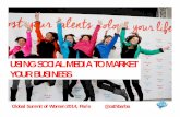 USING SOCIAL MEDIA TO MARKET YOUR BUSINESSglobewomen.org/globalsummit/wp-content/uploads/2014/06/ppt-Barba... · 4. ésotérisme et spiritualité prises de paroles de la marque 2%