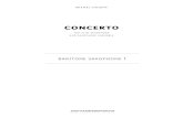 CONCERTO - newconsonantmusic.com€¦ · MICHEL LYSIGHT CONCERTO for alto saxophone and saxophone ensemble ALAIN VAN KERCKHOVEN ÉDITEUR NEW CONSONANT MUSIC baritone saxophone I
