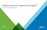 VMware vCloud Air Network with - Insight · vCloud Air Network Program. Offers the ability to deliver and make use of any VMware software offerings without the need to buy separate