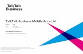 TalkTalk Business Mobile Price List · NGN Call PP SC01 0 NGN Call PP SC02 1 NGN Call PP SC03 2 NGN Call PP ... TalkTalk Business Mobile Price List Pricing & Commissions. Communications