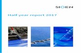 Half year report 2017€¦ · Sioen in brief Sioen has the entire production process under one roof, from the yarn, raw fabric and pigment pastes, to the coating and production