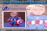 .myPaperHeroes ,bfogspotcom Make your own... Avengers Movie Captain America This is 3D Fan art and