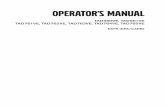 OPERATOR’S MANUAL - Forkliftcenter · Safety texts in the Operator’s Manual have the following order of priority: DANGER! ,QGLFDWHV D KD]DUGRXV VLWXDWLRQ ZKLFK LI QRW DYRLGHG