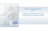 Basic Crystallography Part 1 - University of Ottawamysite.science.uottawa.ca/sgambarotta/sites/default/files/chm 4380... · Course Overview Basic Crystallography – Part 1 ! Introduction: