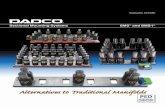Alternatives to Traditional Manifolds - DADCO · Sectional Mounting Systems SMS® and SMS-i® Alternatives to Traditional Manifolds PED 2014/68/EU COMPLIANT Catalog No. C13106C