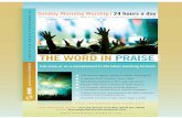 onep - todayschristianmusic.com · Sunday Morning Worship I 24 hours a day Amazing Grace I Shout to the Lord I Mighty to Save I Our God | 10,000 Reasons I Here / am to Worship THE