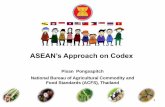 ASEAN’s Approach on Codex - Foodsafetyasiapacific.netfoodsafetyasiapacific.net/ONGOING/OngoingWS/1WS(INC)/presentation… · Updated by the Ninth Meeting of EWG MRL (December 2004)