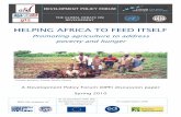 HELPING AFRICA TO FEED ITSELF - Overseas … · HELPING AFRICA TO FEED ITSELF ... Friedrich-Ebert-Stiftung and the International Monetary Fund (IMF), ... Les Amis de l’Europe