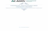 FINANCIAL INSTIUTIONS AND CROWDFUNDING - …files.acams.org/pdfs/2016/Financial_Institutions_and_Crowdfunding... · FINANCIAL INSTIUTIONS AND CROWDFUNDING Page 2 of 15 Executive Summary