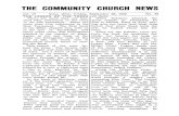 THE COMMUNIT CHURCY NEWH S - smfpl.org€¦ · THE COMMUNIT CHURCY NEWH S Vol. VI Stow, Ohio Friday, ... will complet thee program. ... on on Graha Rdm Frida.