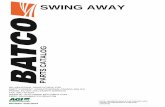 SWING AWAY - Batco Belt Conveyorsbatcobelt.com.au/Downloads/SWING AWAY.pdf · hydraulic drive kit for 1814lp & td (18000281) 34 2400 series-24584001 (2485_95) 36 swing away transfer