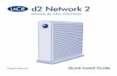 QIG d2 Network 2 091223 - LaCie · A. Installez LaCie Network Assistant sur votre ordinateur. Vous trouverez le programme sur le ... sélectionnez la fenêtre de configuration. ...
