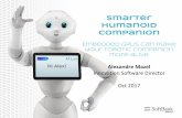 Smarter Humanoid Companion - on …on-demand.gputechconf.com/gtc-eu/2017/presentation/... · Smarter Humanoid Companion Embedded GPUs can make your robotic companion more alive ...