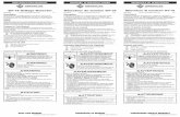 INSTRUCTION MANUAL MANUEL D’INSTRUCTIONS MANUALE … · INSTRUCTION MANUAL MANUEL D’INSTRUCTIONS MANUALE DI ISTRUZIONI KEEP THIS MANUAL (continued on back side, column 1) ...
