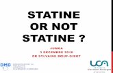 Statine or not Statine - JUMGAjumga.fr/wp-content/uploads/2016/12/Statine-or-not-statine-JUMGA.pdf · Hypertension artériellepermanente traitéeou non ... Traitement par statine