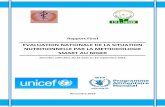 EVALUATION NATIONALE DE LA SITUATION ... - … · Page | 1 Rapport final de l’Evaluation de la situation nutritionnelle par la méthodologie SMART au Niger 2016 Enquête conduite
