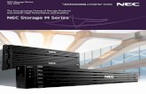 NEC Storage M Series - nec.com · Main Software for NEC Storage M Series Storage Management ... a d Quality of Service (QoS) to be done at the VVOL level. It is becoming more important