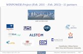WINPOWER Project (Feb. 2011 Feb. 2015) - 11 partnersasprom.com/resint/damm.pdf · Réseaux Intelligents, April 2, 2015 - Paris Gilney Damm -WINPOWER –ANR 10 SEGI 016 Page 22 Main