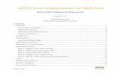AWS Cloud Infrastructure for SAS Grid - s3.amazonaws.com · Amazon Elastic File System (Amazon EFS) for scalable file storage, to share the bootstrap information with the SAS Grid