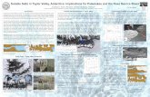 Soluble Salts in Taylor Valley, Antarctica: Implications ... · Soluble Salts in Taylor Valley, Antarctica: Implications for Paleolakes and the Ross Sea Ice Sheet Jonathan D. Toner1;