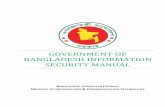 GOVERNMENT OF BANGLADESH INFORMATION SECURITY MANUAL · GOVERNMENT OF BANGLADESH INFORMATION SECURITY MANUAL ... ISO/IEC 27001:2013, ISO/IEC 27002:2013, and New ... The Government