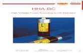 HHA BC - SIBA – LLC – german engineered fuses · HHA-BC High Voltage Current-Limiting Fuses Standard(s) 4.8kV - Rated Voltage[U n] Capacitor Applications IEC 60282-1 with out